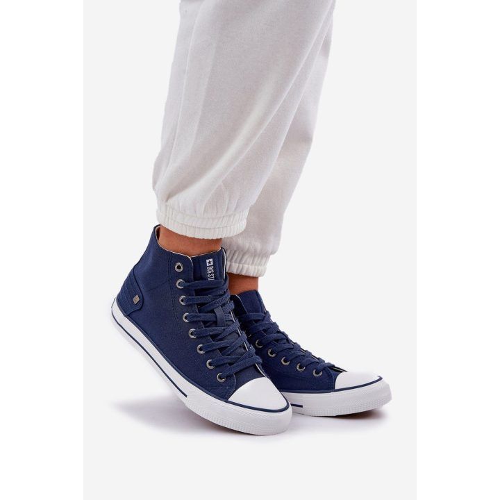 Moteriški aukštakulniai sportbačiai Big Star mėlyni BIG STAR SHOES