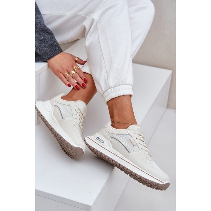 Moteriški sportbačiai Big Star šviesiai smėliniai BIG STAR SHOES