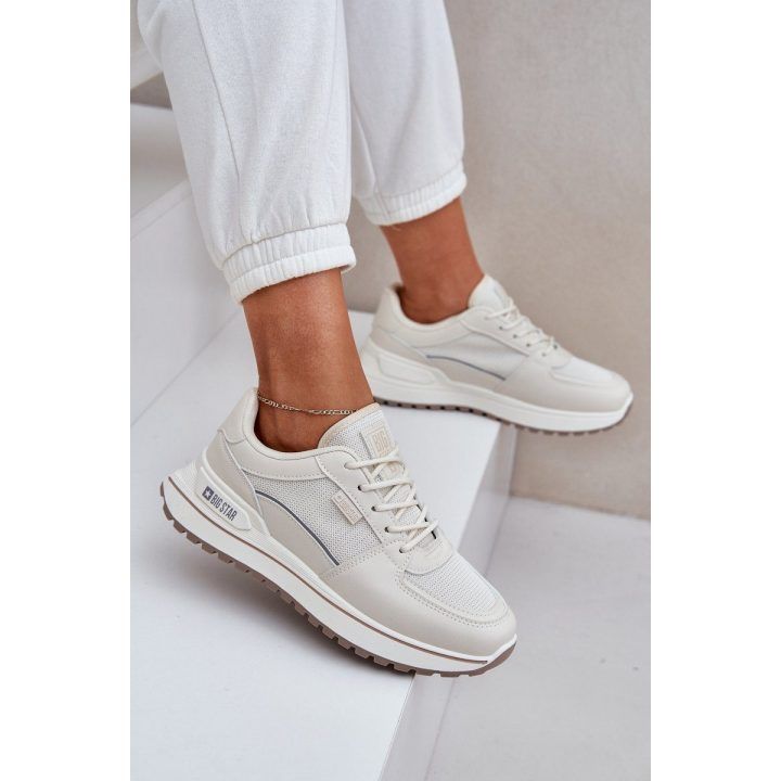 Moteriški sportbačiai Big Star šviesiai smėliniai BIG STAR SHOES