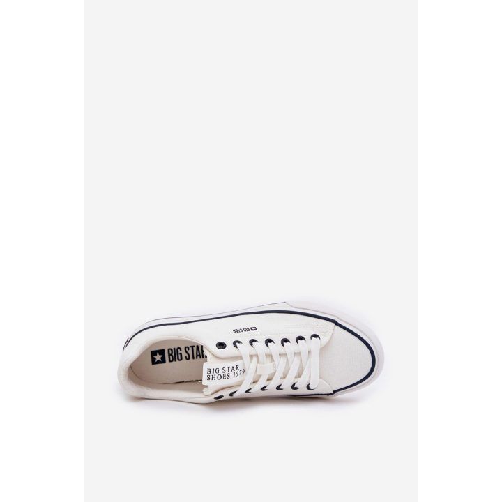 Vyriški laisvalaikio sportbačiai Big Star balti BIG STAR SHOES