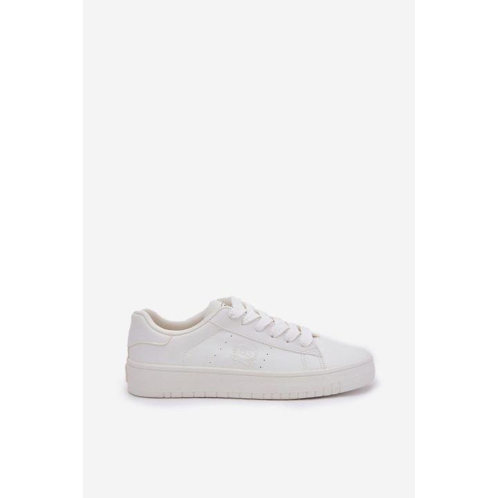 Moteriški balti laisvalaikio sportbačiai iš ekologiškos odos Big Star BIG STAR SHOES