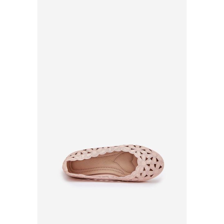 Kids' Cutout Glitter Ballerinas Pink Zindira EVENTO