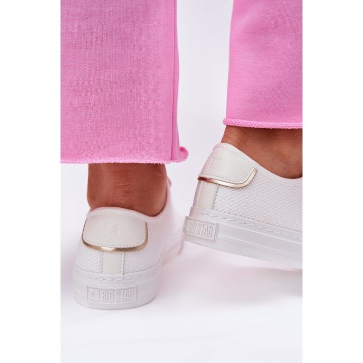 Moteriški sportiniai bateliai balti audinio Big Star BIG STAR SHOES