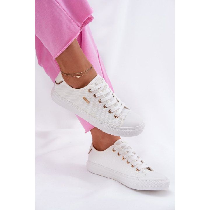 Moteriški sportiniai bateliai balti audinio Big Star BIG STAR SHOES