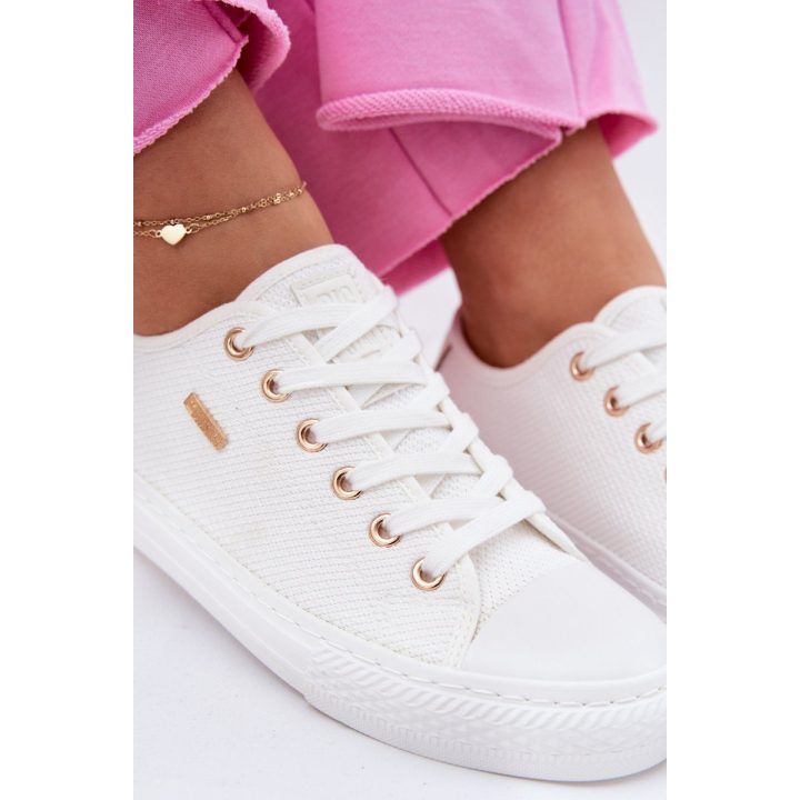 Moteriški sportiniai bateliai balti audinio Big Star BIG STAR SHOES