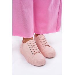Sportiniai bateliai moterims rožiniai Big Star audinio BIG STAR SHOES