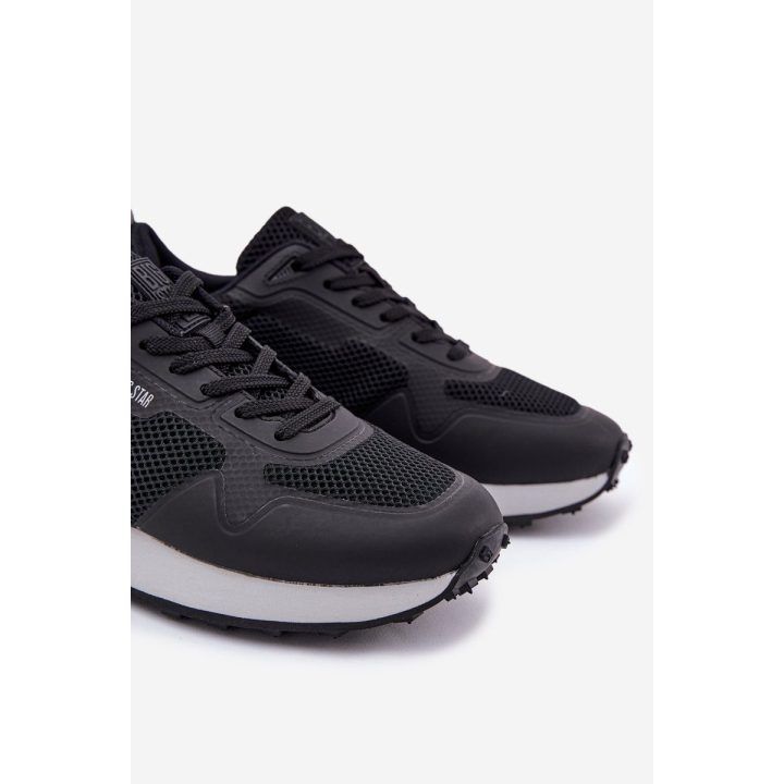 Sportbačiai vyrams juodi su platforma Big Star BIG STAR SHOES