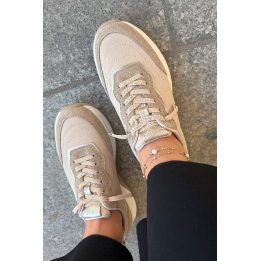 Sportiniai bateliai moterims su platforma smėlio spalvos BIG STAR SHOES