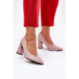Aukštakulniai bateliai rožiniai elegantiški Vinceza VINCEZA