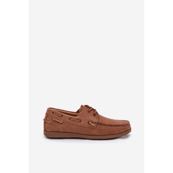 Mokasinai vyrams rudos spalvos odiniai BIG STAR SHOES