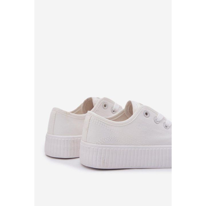 Sportiniai bateliai vaikams balti su raišteliais BIG STAR SHOES