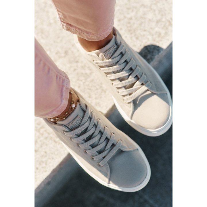 Smėlio spalvos moteriški platforminiai sportiniai bateliai BIG STAR SHOES