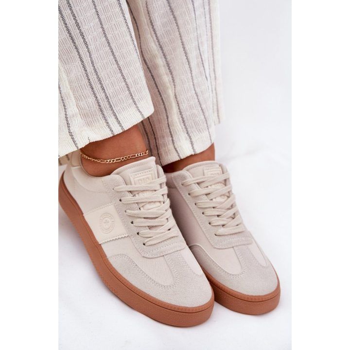 Smėlio spalvos laisvalaikio sportiniai bateliai moterims BIG STAR SHOES