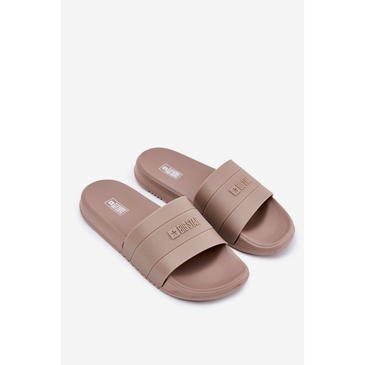 Lengvos tamsiai mėlynos šlepetės vyrams BIG STAR SHOES