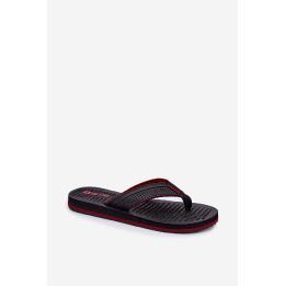 Vyrų juodos vasarinės šlepetės Flip Flop tipo BIG STAR SHOES