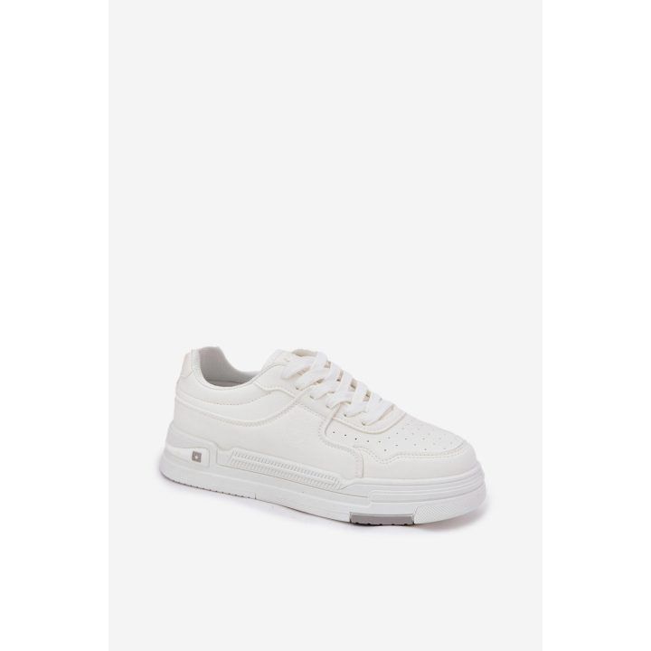 Žemi balti moteriški sportiniai bateliai laisvalaikiui BIG STAR SHOES