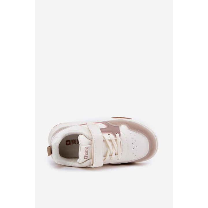 Vaikiški smėlio spalvos lengvi sportiniai bateliai BIG STAR SHOES