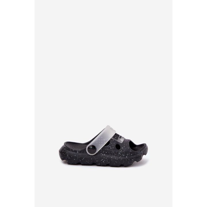Vaikiškos juodos putplasčio basutės vasarai BIG STAR SHOES