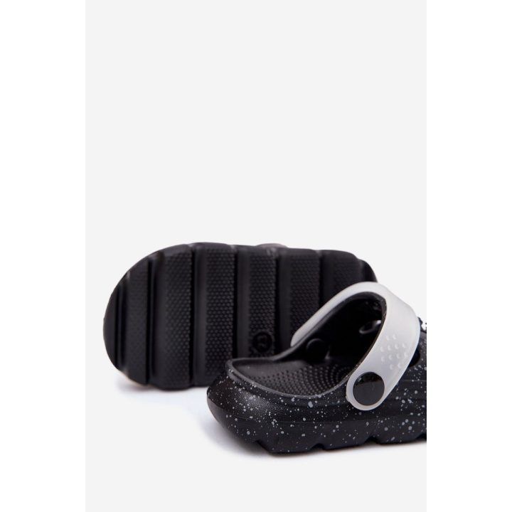 Vaikiškos juodos putplasčio basutės vasarai BIG STAR SHOES