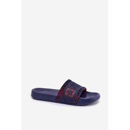 Šlepetės vyrams tamsiai mėlynos patogiam laisvalaikiui BIG STAR SHOES