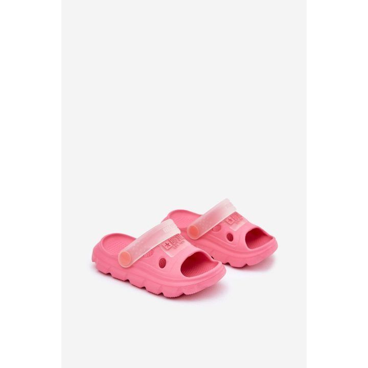 Vaikiškos rožinės EVA šlepetės su dirželiu Big Star BIG STAR SHOES