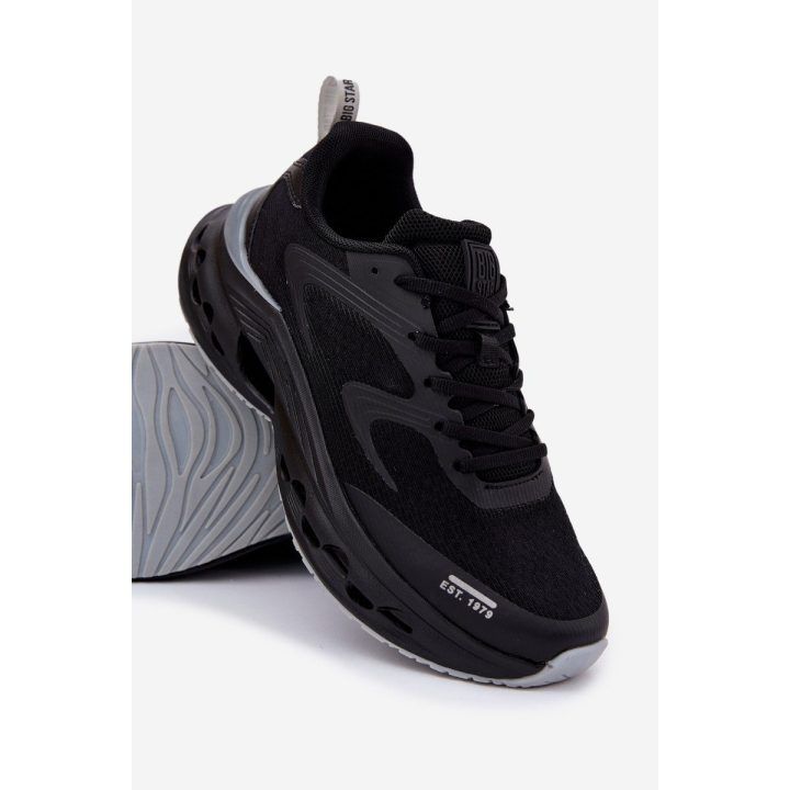 Vyriški juodi sportiniai batai su platforma Big Star BIG STAR SHOES