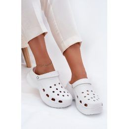 Šlepetės moterims baltos spalvos su storu padu Big Star BIG STAR SHOES