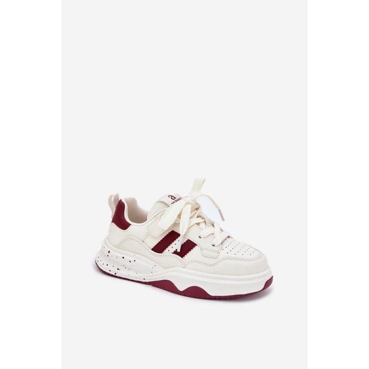 Vaikiški smėlio spalvos sportiniai bateliai su platforma Grellio BOTO