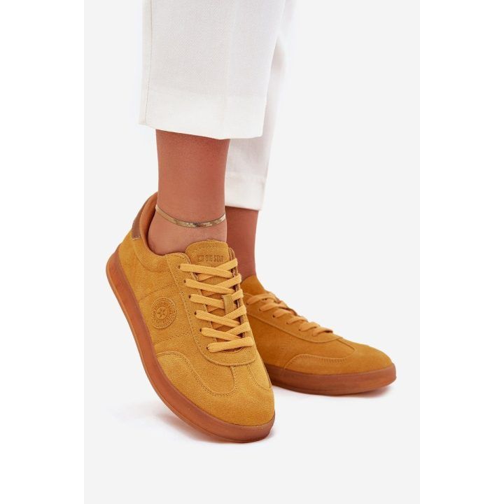 Laisvalaikio batai geltoni zomšiniai su guma Big Star BIG STAR SHOES