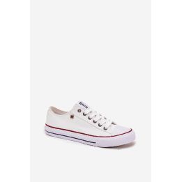 Laisvalaikio batai balti drobiniai suvarstomi Big Star BIG STAR SHOES