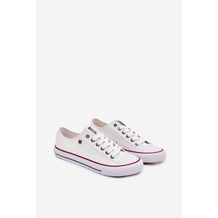 Laisvalaikio batai balti drobiniai suvarstomi Big Star BIG STAR SHOES