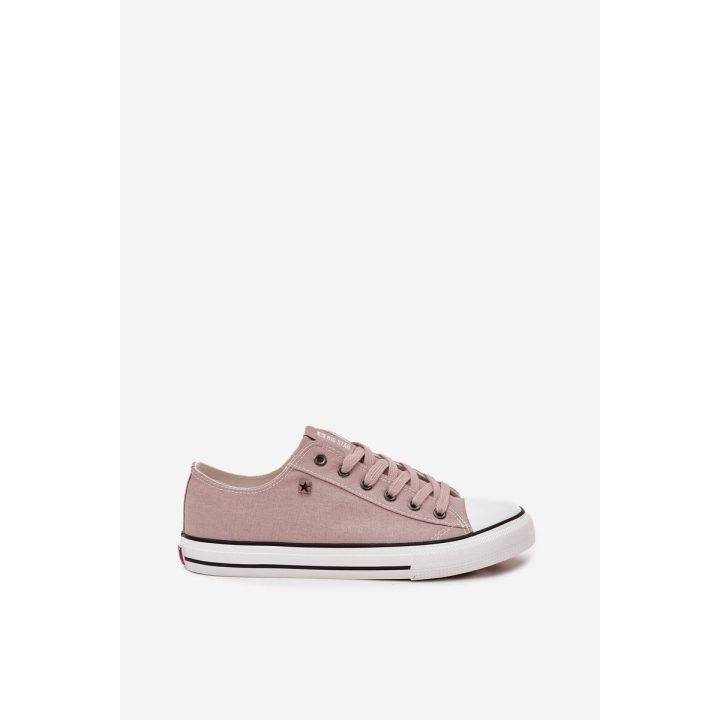 Laisvalaikio batai rausvi iš tekstilės suvarstomi Big Star BIG STAR SHOES