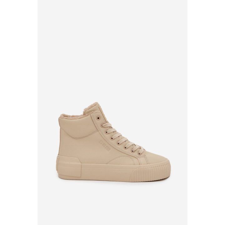 Laisvalaikio batai smėlio spalvos su pašiltinimu platforma Big Star BIG STAR SHOES
