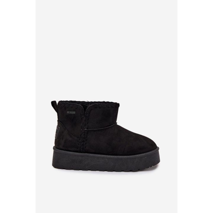 Žieminiai aulinukai moterims juodi su platforma Big Star BIG STAR SHOES