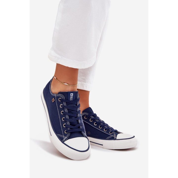 Laisvalaikio batai tamsiai mėlyni drobiniai suvarstomi Big Star BIG STAR SHOES