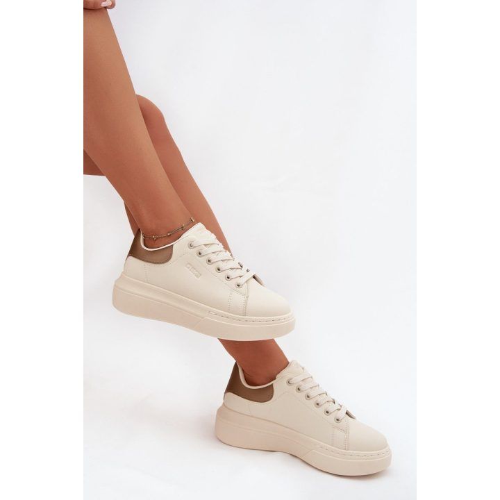 Laisvalaikio batai smėlio spalvos su platforma Big Star BIG STAR SHOES