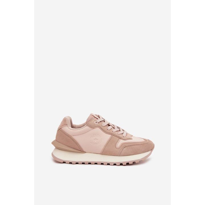 Laisvalaikio batai kūno spalvos odiniai moterims Big Star BIG STAR SHOES