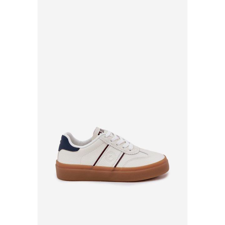 Laisvalaikio batai vaikams balti su guminiais padais Big Star BIG STAR SHOES