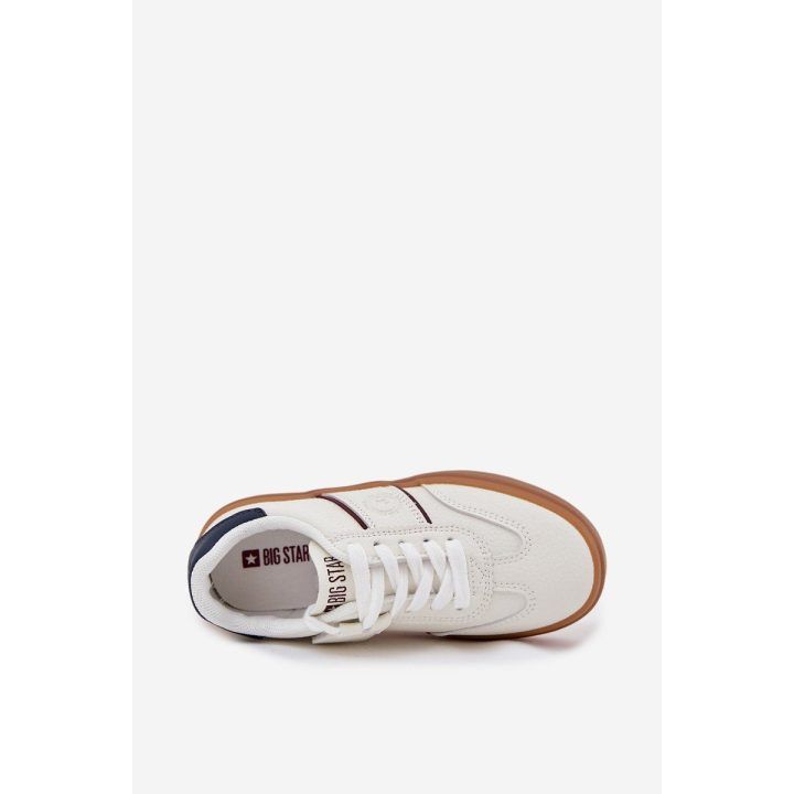 Laisvalaikio batai vaikams balti su guminiais padais Big Star BIG STAR SHOES