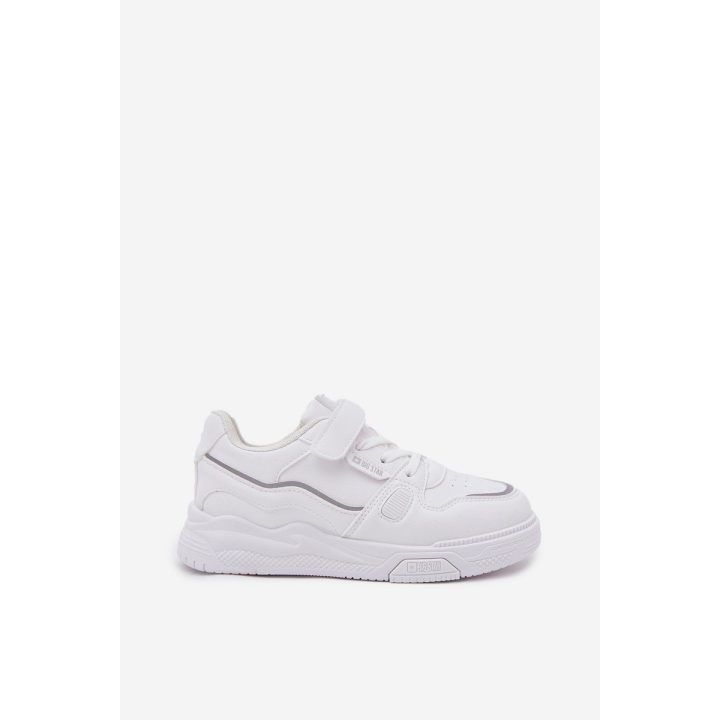 Vaikiški balti laisvalaikio batai su lipuku Big Star BIG STAR SHOES