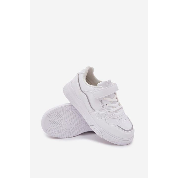 Vaikiški balti laisvalaikio batai su lipuku Big Star BIG STAR SHOES