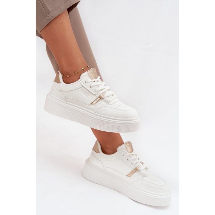 Laisvalaikio batai balti su platforma kasdienai Big Star BIG STAR SHOES