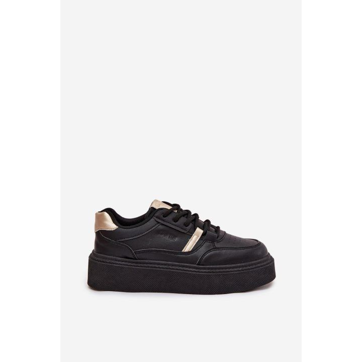 Laisvalaikio batai juodi su platforma moterims Big Star BIG STAR SHOES