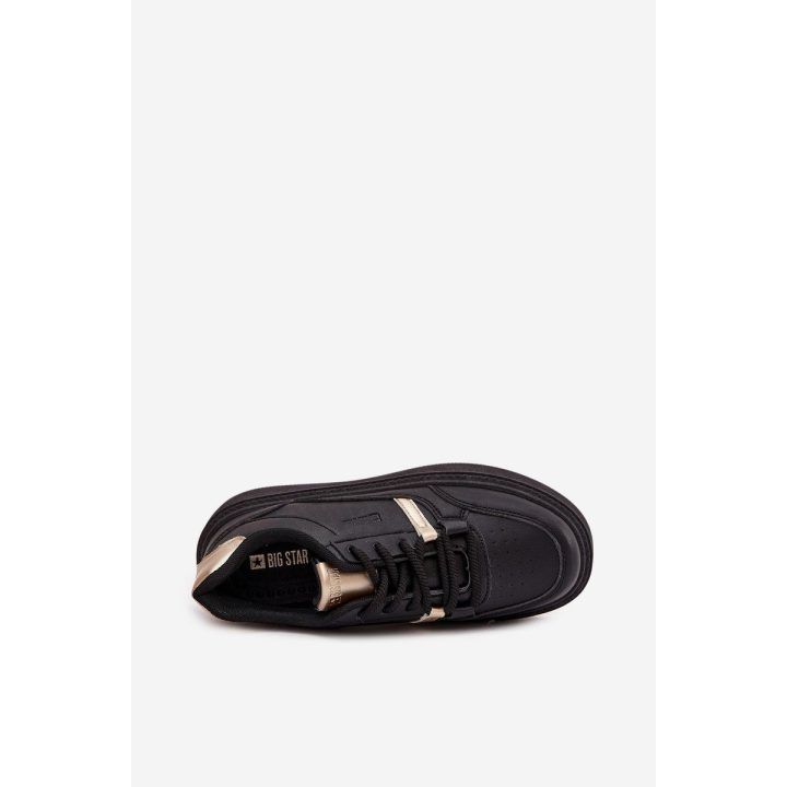 Laisvalaikio batai juodi su platforma moterims Big Star BIG STAR SHOES