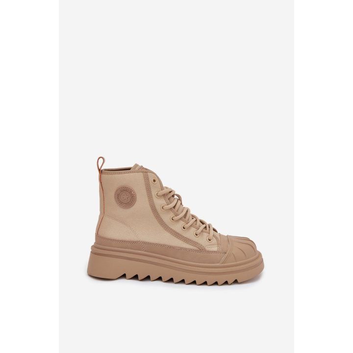 Laisvalaikio batai smėlio spalvos pašiltinti su auliuku Big Star BIG STAR SHOES