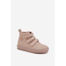 Vaikiški smėlio spalvos aulinukai su lipukais žiemai Big Star BIG STAR SHOES