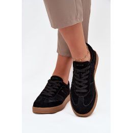 Laisvalaikio batai juodi zomšiniai su platforma Big Star BIG STAR SHOES