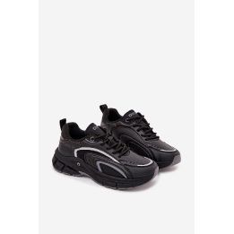 Laisvalaikio batai juodi su paminkštintu padu vyrams Big Star BIG STAR SHOES