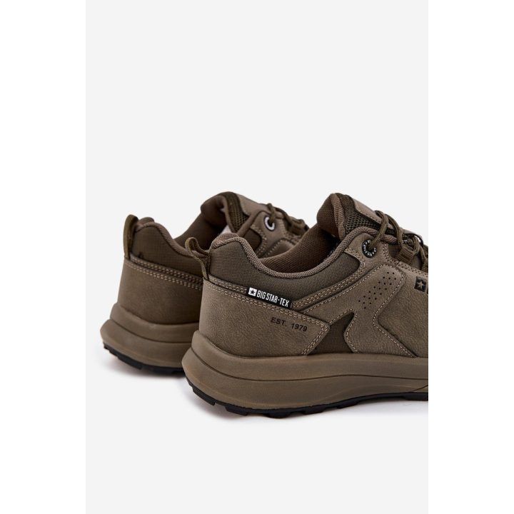 Laisvalaikio batai vyrams rudi atsparūs drėgmei žygiams Big Star BIG STAR SHOES