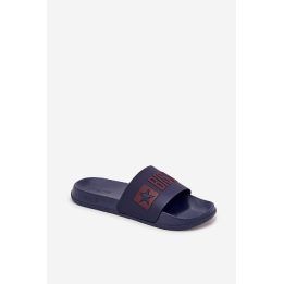 Šlepetės vyrams tamsiai mėlynos gumos laisvalaikiui Big Star BIG STAR SHOES